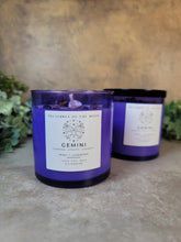 Load image into Gallery viewer, Gemini Zodiac Candle 9.5oz - Treasures of The Moon