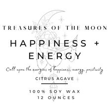 Load image into Gallery viewer, 12oz Happiness + Energy Tumbler Candle - Treasures of The Moon