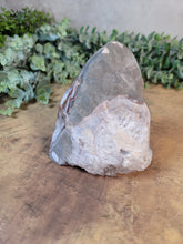 Load image into Gallery viewer, Amethyst with Orange Agate Banding Cluster Cut Base Specimen - Treasures of The Moon