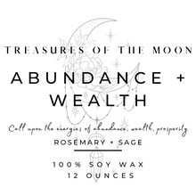 Load image into Gallery viewer, 12oz Abundance + Wealth Tumbler Candle - Treasures of The Moon
