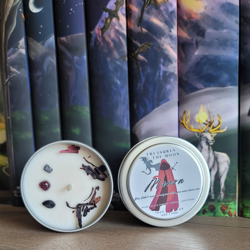 Bookish Candles: Manon from Throne of Glass